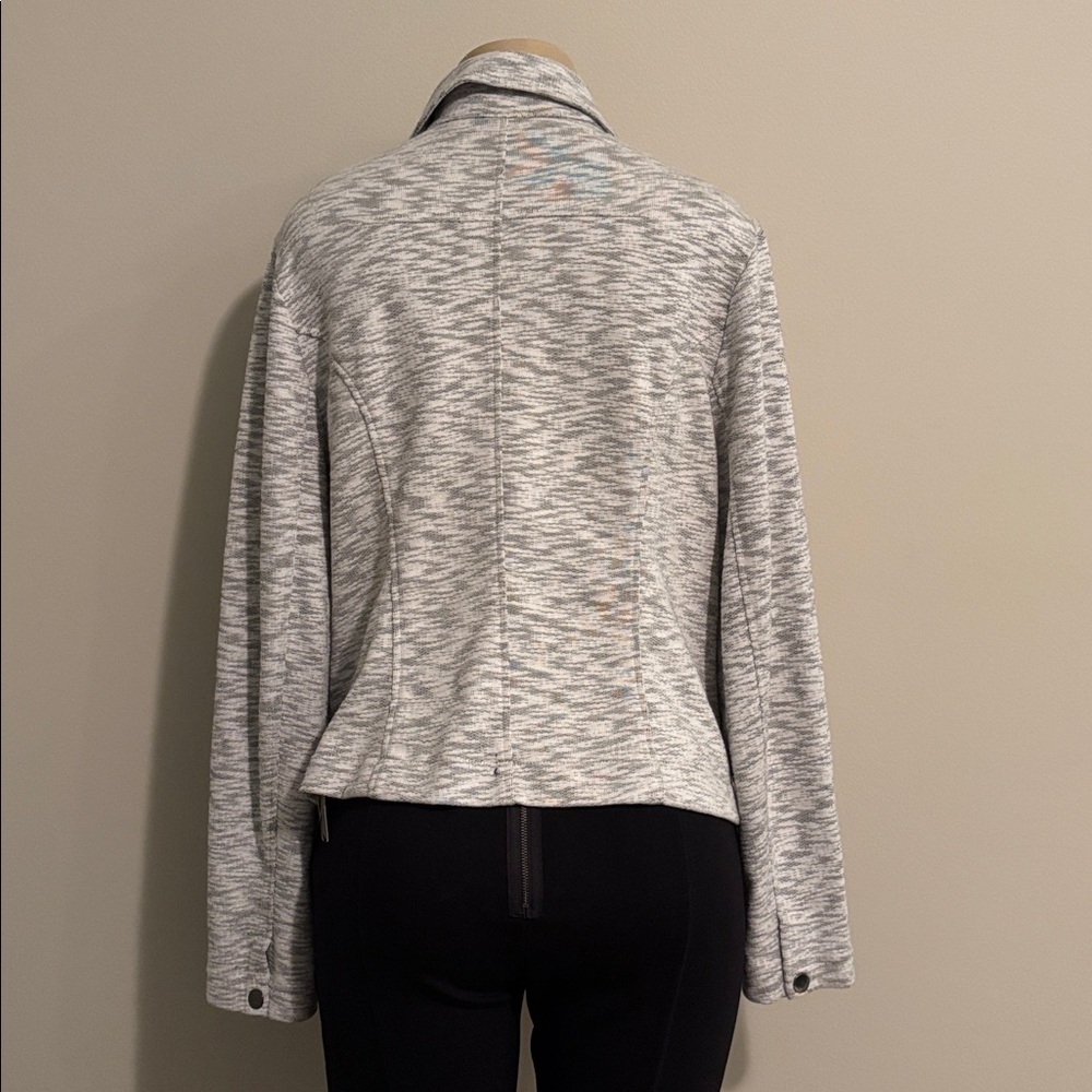 Cabi Neo Textured Gray/Black/White Heathered Jacket size L - Picture 4 of 6